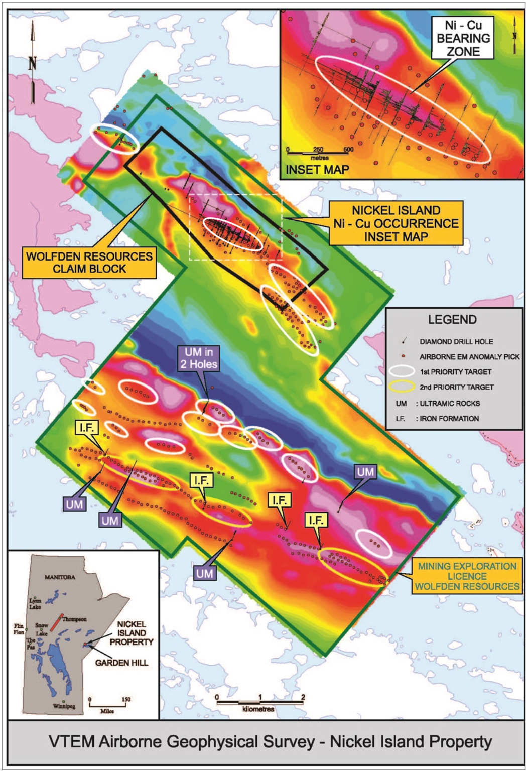 Nickel Island, MB Wolfden Resources Corporation